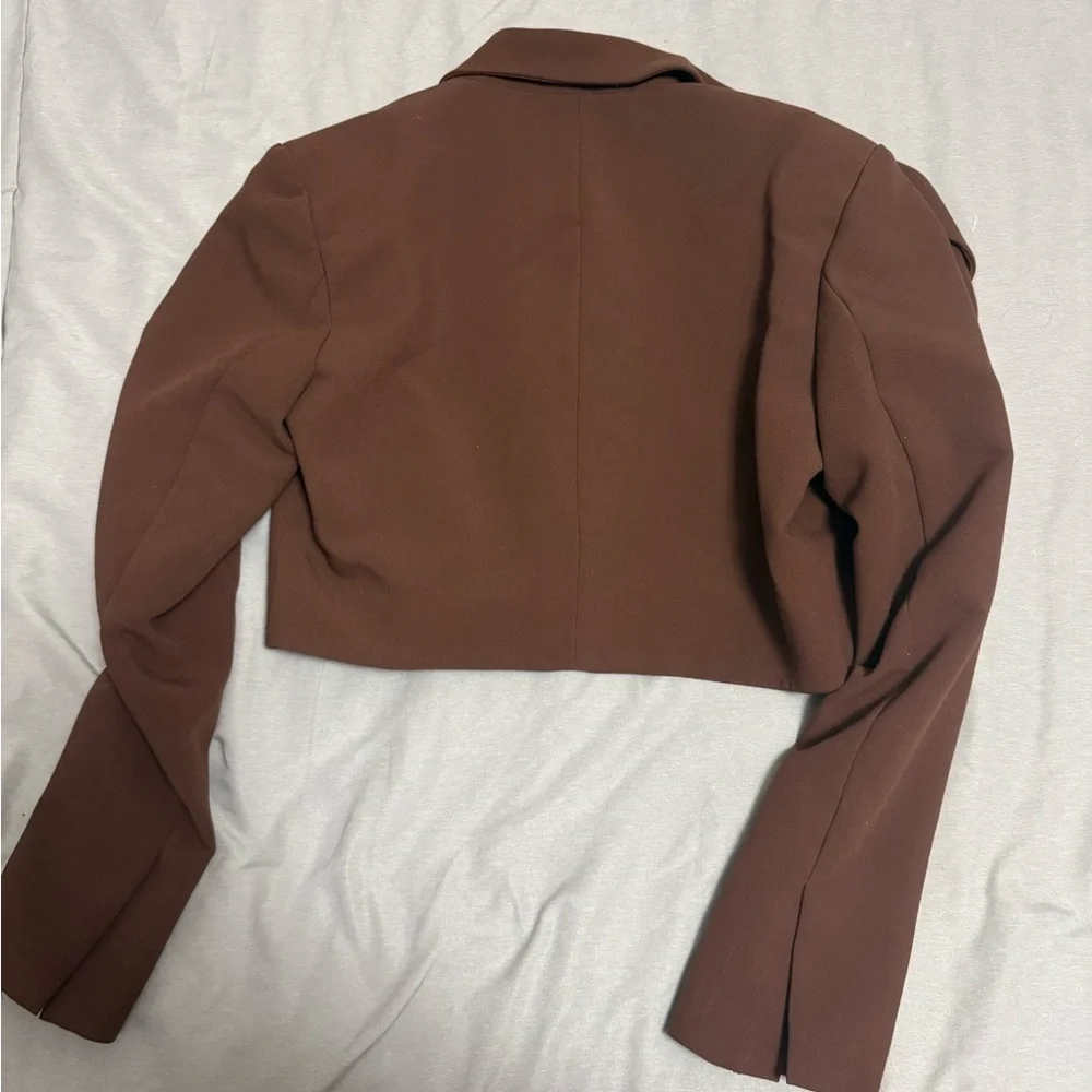 Zara Chocolate Brown Jacket - Picture 2 of 4